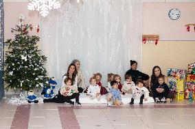 NO TABLOIDS - Christmas Gifts Distribution at Monaco Ree Cross Nursery