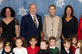 NO TABLOIDS - Christmas Gifts Distribution at Monaco Ree Cross Nursery