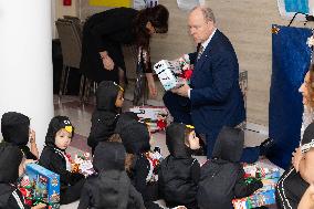 NO TABLOIDS - Christmas Gifts Distribution at Monaco Ree Cross Nursery