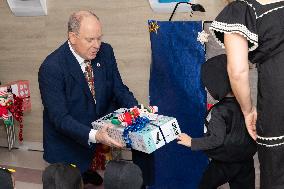 NO TABLOIDS - Christmas Gifts Distribution at Monaco Ree Cross Nursery