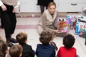 NO TABLOIDS - Christmas Gifts Distribution at Monaco Ree Cross Nursery