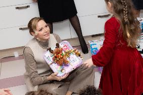 NO TABLOIDS - Christmas Gifts Distribution at Monaco Ree Cross Nursery