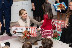NO TABLOIDS - Christmas Gifts Distribution at Monaco Ree Cross Nursery
