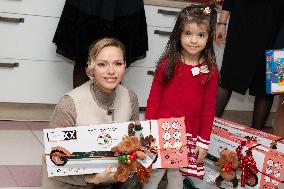 NO TABLOIDS - Christmas Gifts Distribution at Monaco Ree Cross Nursery
