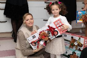 NO TABLOIDS - Christmas Gifts Distribution at Monaco Ree Cross Nursery