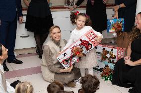 NO TABLOIDS - Christmas Gifts Distribution at Monaco Ree Cross Nursery