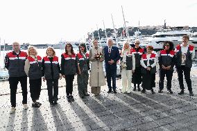 NO TABLOIDS - Prince Albert And Princess Charlene With Elders at Red Cross Monegasque Event - Monaco