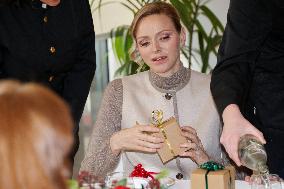 NO TABLOIDS - Prince Albert And Princess Charlene With Elders at Red Cross Monegasque Event - Monaco