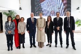 NO TABLOIDS - Prince Albert And Princess Charlene With Elders at Red Cross Monegasque Event - Monaco