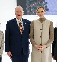 NO TABLOIDS - Prince Albert And Princess Charlene With Elders at Red Cross Monegasque Event - Monaco