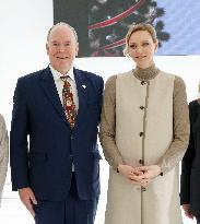 NO TABLOIDS - Prince Albert And Princess Charlene With Elders at Red Cross Monegasque Event - Monaco