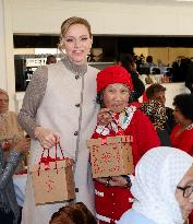 NO TABLOIDS - Prince Albert And Princess Charlene With Elders at Red Cross Monegasque Event - Monaco