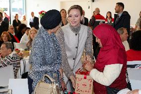 NO TABLOIDS - Prince Albert And Princess Charlene With Elders at Red Cross Monegasque Event - Monaco
