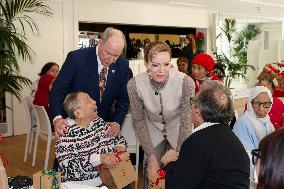NO TABLOIDS - Prince Albert And Princess Charlene With Elders at Red Cross Monegasque Event - Monaco