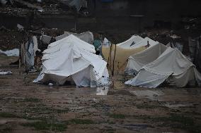A Winter Storm Chills Gaza and Floods Tent Camps