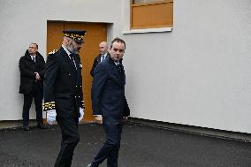 French Prime Minister Attends School Inauguration - Rugles