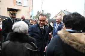 French Prime Minister Attends School Inauguration - Rugles