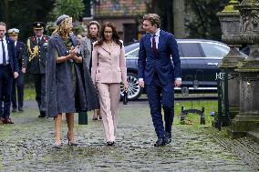 Royals at Government Lunch on Finnish President's State Visit - Netherlands