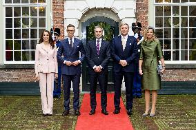 Royals at Government Lunch on Finnish President's State Visit - Netherlands