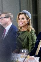 Royals at Government Lunch on Finnish President's State Visit - Netherlands