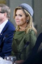 Royals at Government Lunch on Finnish President's State Visit - Netherlands