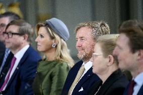 Royals at Government Lunch on Finnish President's State Visit - Netherlands