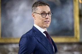 Royals at Government Lunch on Finnish President's State Visit - Netherlands