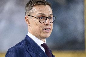 Royals at Government Lunch on Finnish President's State Visit - Netherlands