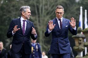 Royals at Government Lunch on Finnish President's State Visit - Netherlands