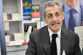 Nicolas Sarkozy At Public Book Signing - France