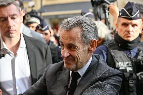 Nicolas Sarkozy At Public Book Signing - France