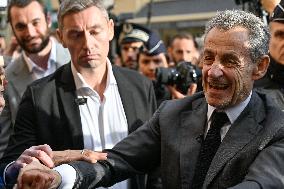 Nicolas Sarkozy At Public Book Signing - France