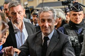 Nicolas Sarkozy At Public Book Signing - France