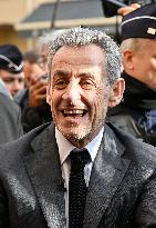 Nicolas Sarkozy At Public Book Signing - France