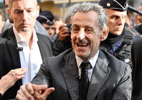 Nicolas Sarkozy At Public Book Signing - France
