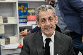 Nicolas Sarkozy At Public Book Signing - France