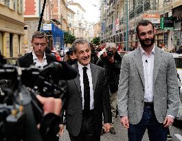 Nicolas Sarkozy At Public Book Signing - France