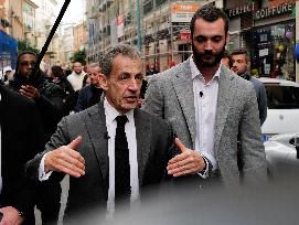 Nicolas Sarkozy At Public Book Signing - France