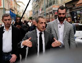 Nicolas Sarkozy At Public Book Signing - France