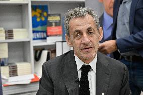 Nicolas Sarkozy At Public Book Signing - France