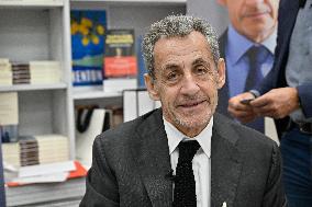 Nicolas Sarkozy At Public Book Signing - France