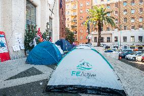 Researchers Protest At CNR Headquarters - Rome
