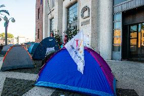Researchers Protest At CNR Headquarters - Rome