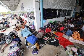 Cambodian Evacuees At A Safe Zone - Phnom Penh