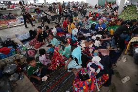 Cambodian Evacuees At A Safe Zone - Phnom Penh