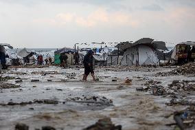 Winter Storm in Gaza City - Palestine