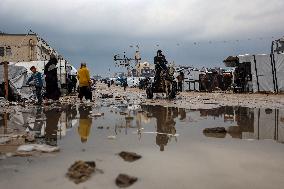 Winter Storm in Gaza City - Palestine