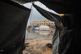 Winter Storm in Gaza City - Palestine