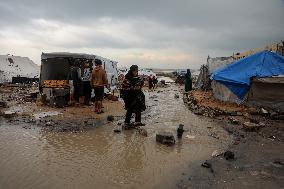 Winter Storm in Gaza City - Palestine