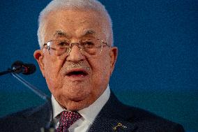 Palestinian President Mahmoud Abbas in Italy - Rome